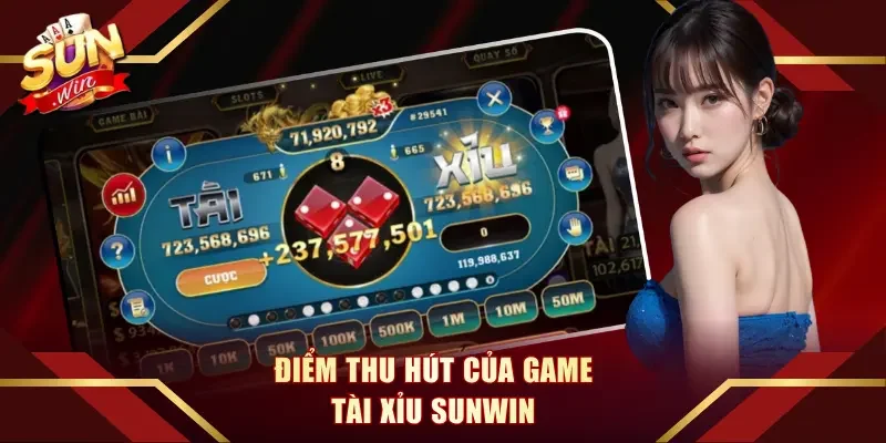 Điểm thu hút của game Tài Xỉu Sunwin