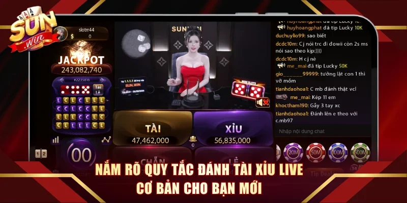 Nắm rõ quy tắc đánh Tài Xỉu Live cơ bản cho bạn mới